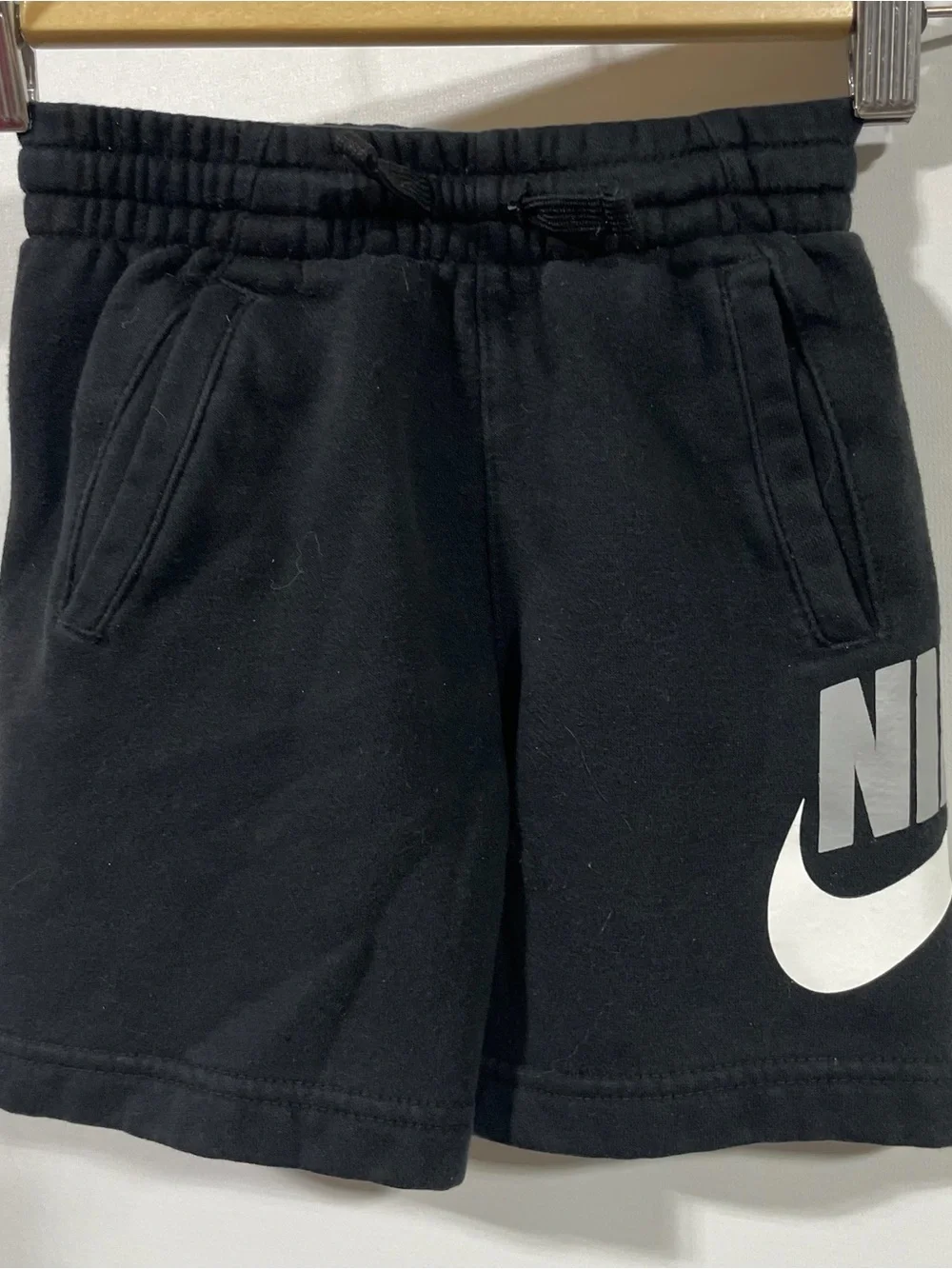 Nike Kids Black Logo Shorts